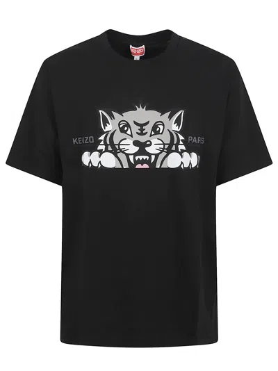 Kenzo Printed T-shirt In Black