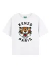 Kenzo Kids Lucky Tiger T-shirt In White