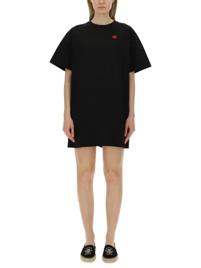 Kenzo T-shirt Dress In Black