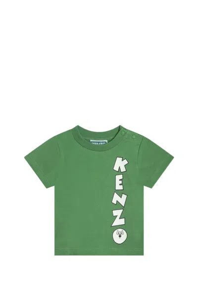Kenzo Kids' T-shirt In Cotone In Green