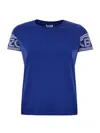 Kenzo Chic Blue Cotton Tee For Everyday Elegance In Blue
