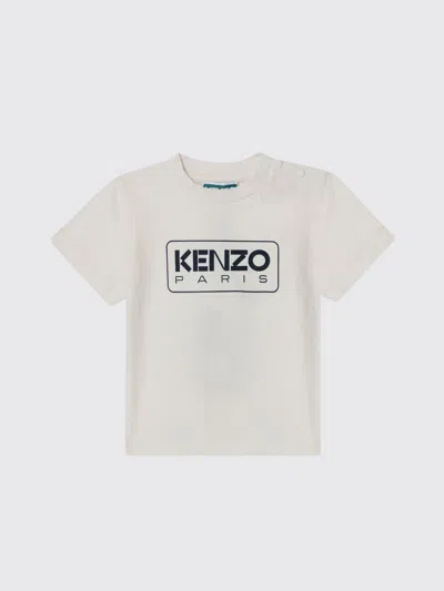 KENZO T-SHIRT KENZO KIDS COLOR WHITE,G91392001