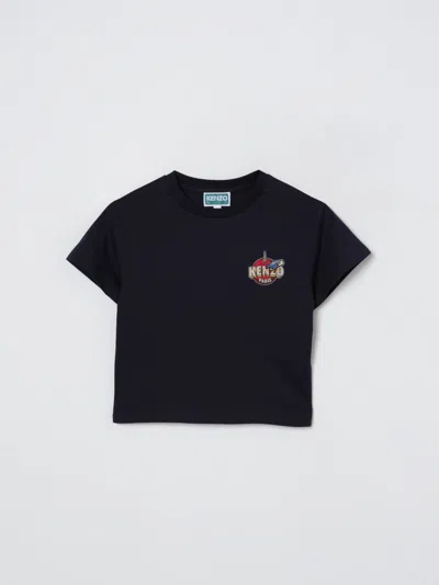 Kenzo T-shirt  Kids Kids Color Blue In Black