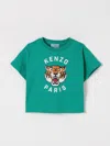 Kenzo Lucky Tiger T-shirt In Green