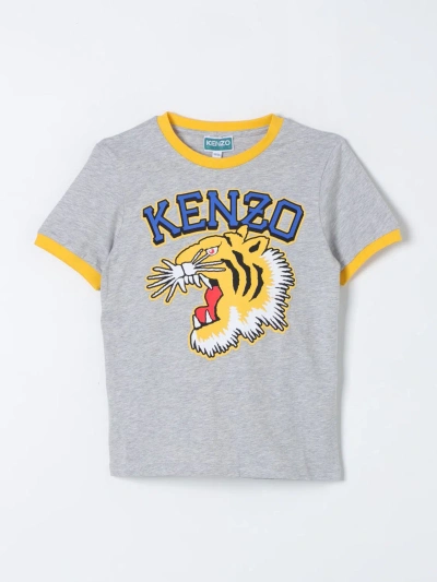 Kenzo T恤  Kids 儿童 颜色 灰色 In Grey