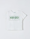 KENZO T-SHIRT KENZO KIDS KIDS COLOR IVORY,F27288044