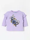 KENZO T-SHIRT KENZO KIDS KIDS COLOR LILAC,G06870038