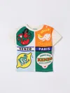 Kenzo Graphic Print T-shirt In Sand