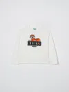 Kenzo White T-shirt For Boy With Tiger In White