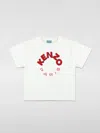 KENZO T-SHIRT KENZO KIDS KIDS COLOR WHITE,F98177001