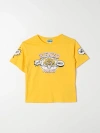 KENZO T恤 KENZO KIDS 儿童 颜色 黄色,F36083003
