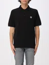 Kenzo Men's Gots Happy Tiger Embroidered Slim Polo In Black