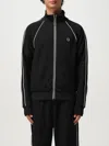 Kenzo Zippered Track Sweatshirt In Black