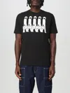 Kenzo Mens Black Business Illusion-print Cotton-jersey T-shirt In Schwarz