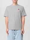 Kenzo Boke Flower Cotton T-shirt In Grey