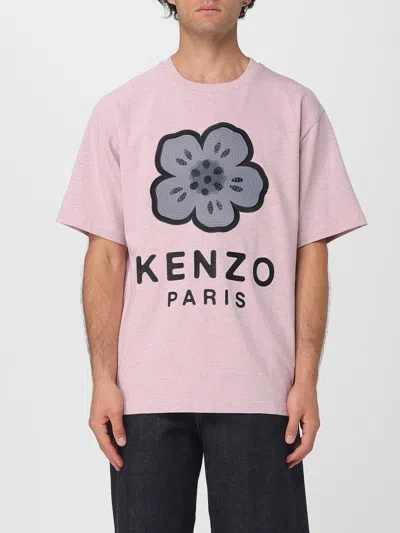 KENZO T-SHIRT KENZO MEN COLOR PINK,H27435010