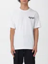 Kenzo White Cotton T-shirt With Logo In White