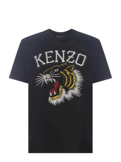 Kenzo T-shirt  Tiger Made Of Cotton In Nero