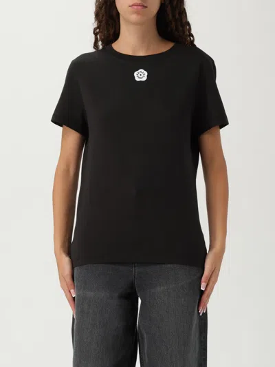 KENZO T-SHIRT KENZO WOMAN COLOR BLACK,H22981002