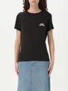 Kenzo Happy Tiger Print T-shirt In Black