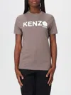 Kenzo 'floral Boke 2.0' T-shirt In Brown