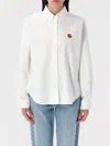 Kenzo Bokè Flower Shirt In White