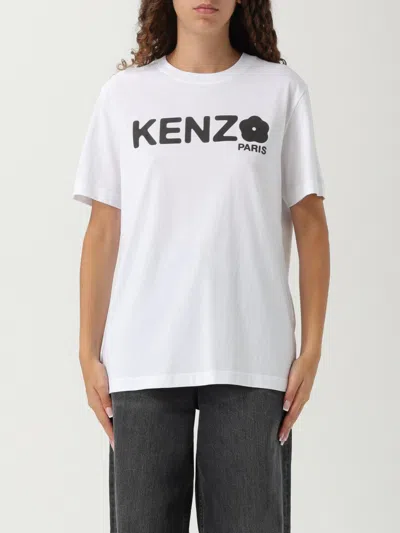 KENZO T-SHIRT KENZO WOMAN COLOR WHITE,H22379001