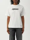 Kenzo Pure Cotton Graphic T-shirt For Comfort In White