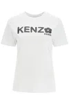 Kenzo Loose T-shirt Organic Cotton Crew Neck In White