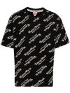 Kenzo Black Printed T-shirt In Black  