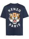 Kenzo Lucky Tiger T-shirt In Blue