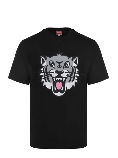 Kenzo T Shirt Made Of Cotton. In Black