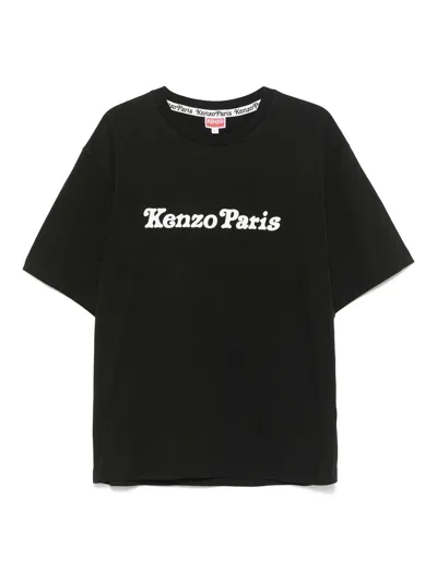 Kenzo Verdy Os Printed Cotton T-shirt In Black