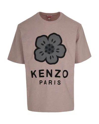 KENZO PINK BOKE FLOWER OVERSIZED T-SHIRT