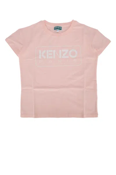 Kenzo Kids' T-shirt In Rosavelato