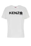 Kenzo Loose T-shirt Organic Cotton Crew Neck In White