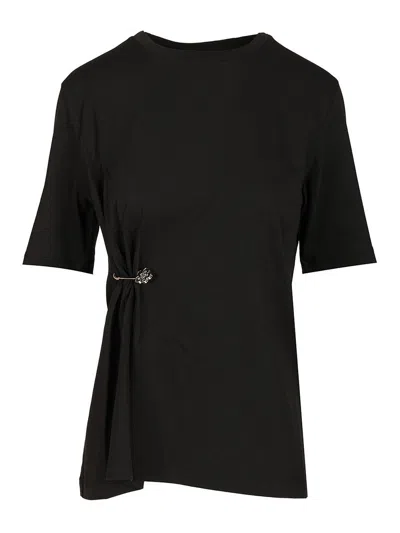 Kenzo T-shirt With  Brooch In Multi