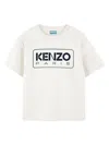 Kenzo Kids Logo Print T-shirt In White