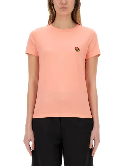 KENZO T-SHIRT WITH POP EMBROIDERY
