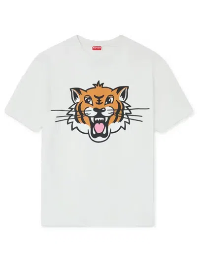 Kenzo T-shirt With Print In Nero
