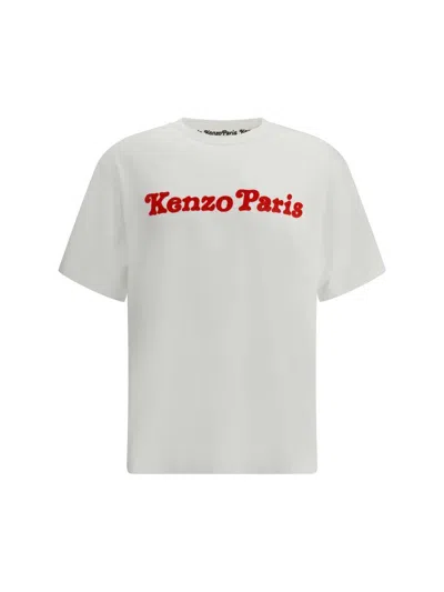 Kenzo Verdy Os Printed Cotton T-shirt In Off-white