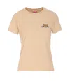Kenzo Happy Tiger T-shirt In Beige