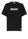 Kenzo Cotton T-shirt In Black