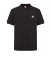 Kenzo Men's Gots Happy Tiger Embroidered Slim Polo In Black