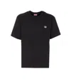 Kenzo Embroidered Crewneck T-shirt In Black