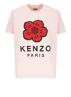 Kenzo Printed Cotton Jersey T-shirt In Pink
