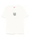 Kenzo Mens Ecru Elephant Graphic-print Cotton-jersey T-shirt Xl In White