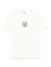 Kenzo Mens Ecru Elephant Graphic-print Cotton-jersey T-shirt Xl In White