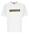 Kenzo Graphic Print Crew Neck Short Sleeve T-shirt In White