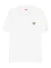 Kenzo Wild Tiger Polo Shirt In White